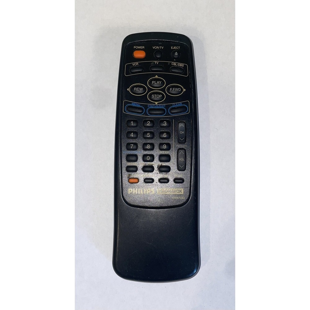 Philips Magnavox N9305UD VCR Remote Control Excellent Working Condition